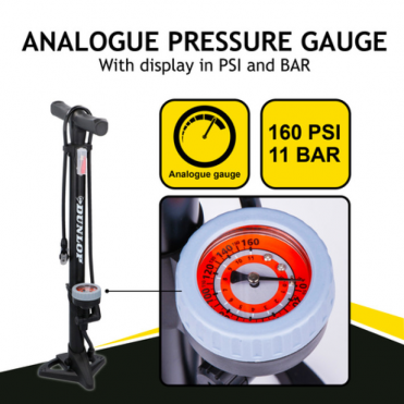 Dunlop bike floor pump LetsMobilais.lv